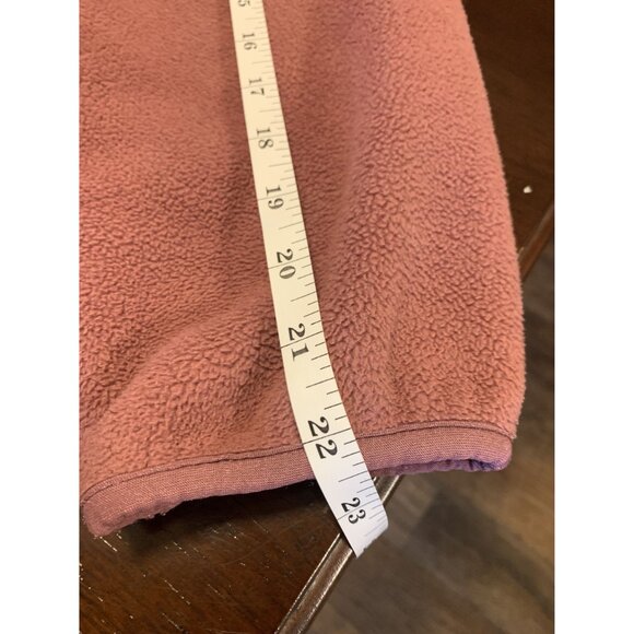 L.L. Bean Dusty Rose Fleece Full Zip Jacket Size M - Picture 6 of 8